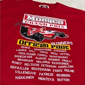 Monaco Grand Prix Red T-Shirt
